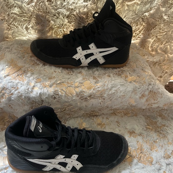 ASICS Matflex VII Youth Black Wrestling Shoes (Size 3) - Picture 4 of 4